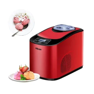 Automatic Ice Cream Maker Machine 1.5L 140W Household DIY Smart Soft and Hard Ice Cream Making Machine