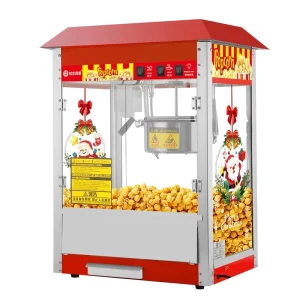 Automatic Inox Small Scale Popcorn Maker Mini Machine Portable