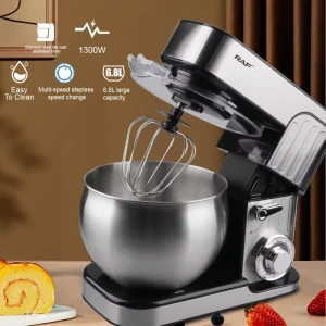 Automatic Kitchen Robot Stand Mixer 6L Dough Food Processor Planetary Electric Food Cake Mixer