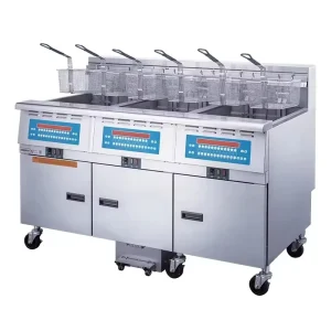 Automatic Lifting Electric Frying Pan Commercial Computer Control Deep Fryer for Hotel Fast Food Restaurant Snack Bar