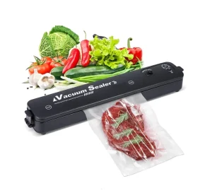 Automatic Meat Vacuum Sealer Household Portable Electric Vacuum Wrap Grain Sealer Mini Food Vacuum Sealer Machine for Kitchen