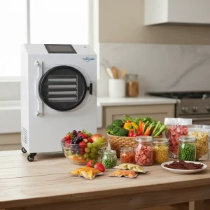 Automatic Mini Freeze Dryer Machine for Fruit Food Vegetable Processing Household Drying Dehydrator Equipment
