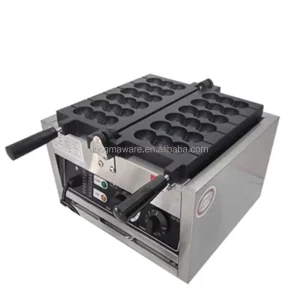 Automatic Mini Waffle Maker Stainless Steel Non Stick Electric for Household Use Grilling Panini Press Plates Takoyaki Maker