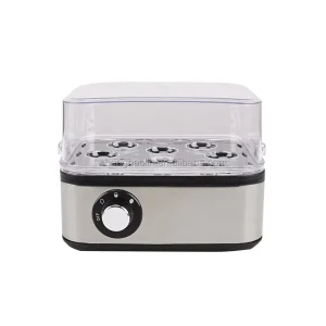Automatic Multifunctional Egg Boiler With Timer Setting Fast Heating 200W Power Safe Auto Off for Steaming Poaching Egg Cooker