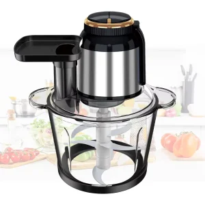 Automatic Multifunctional Electric Meat Grinder Machine Portable Kitchen Tool for Household Car & RV Use
