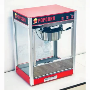 Automatic Popcorn Maker Commercial Electric Popcorn Machine Fast Heating Snack Equipment for Supermarket Business