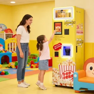 Automatic Popcorn Maker Movie Theater Bar Popcorn Vending Machine for Shopping Mall