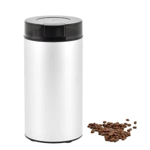 Automatic Portable Stainless Steel Coffee Grinder with Electronic Touch Control 50g Capacity for Travel Home Car Use