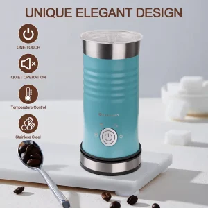 Automatic Portable Stainless Steel Home Kitchen Electric Milk Frother Foam Maker for Cappuccino Coffee