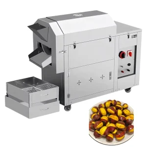 Automatic Professional Manufacturing Commercial Roasted Cashew Nut Coffee Bean Grain Sesame Spice Roaster Equipment