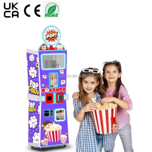 Automatic Smart Corn Popcorn Vending Machine Easy Clean for Movie Theater Bar Use