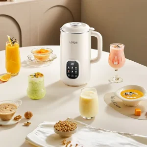 Automatic Soy Milk Maker Pure Copper Motor Multifunctional Nutritious Drinks Machine 1L Capacity Heat Preservation Home