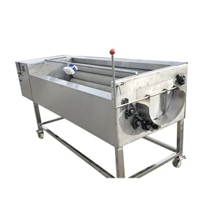 Automatic Stainless Steel Beet Yam Taro Sweet Potato Motorized Peeling Cleaning Washer Fruit Vegetable Washing Machine 4kw