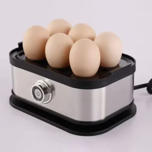 Automatic Stainless Steel Electric Egg Cooker Auto Shut Off Eco friendly Multi Function Energy Efficient Class Household Single