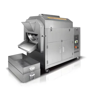 Automatic Stainless Steel Electric Gas Coffee Bean Seed Walnut Nuts Roaster Peanut Roasting Machine