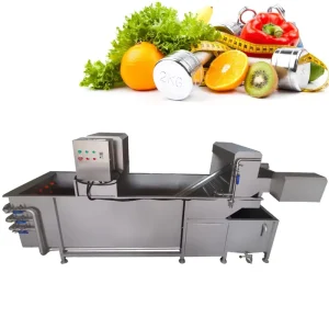Automatic Stainless Steel Vegetable Fruit Washer Tomato Carrot Bubble Washing Machine Commercial Fruit and Vegetable Machine