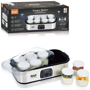Automatic Temperature Control 8 Glass Cups Electric Yogurt Maker for Home
