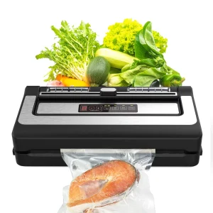 Automatic Vacuum Food Sealer Machine Vacuum Bag Sealer Can Sealer Vacume Seal Packing Machine PW-300A