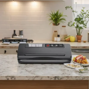 Automatic Vacuum Food Sealer for Kitchen Use Electric Vacuum Packager for Home Appliances