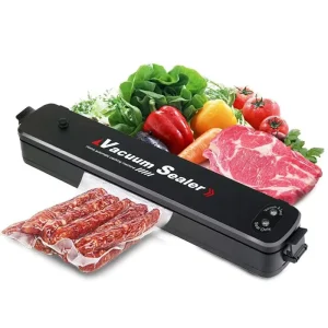 Automatic Vacuum Food Sealers Mini Household Vacuum Preservation Machine Electric Vacuum Sealer