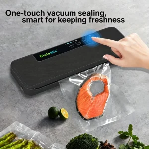 Automatic Vacuum Sealer Machine 32cm Sealing Bar -60kPa Suction Dry Moist Food Sealer for Multiple Packages Simultaneously