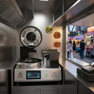 Automatic Wok Cooking Machine +1C Temperature Control Smart Kitchen Automation Professional Cooker Stainless Steel