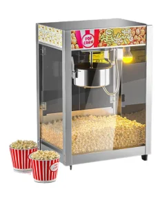 Automatic table top popcorn maker small electric machine for restaurant and countertop use