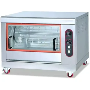BAOKANG Commercial Gas Stainless Steel Temperature Controlled Rotisserie Oven Grill Roaster