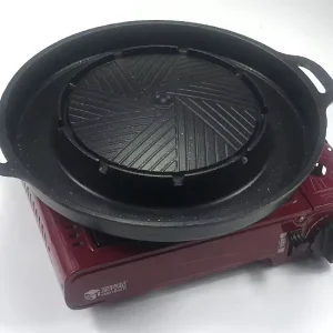 BBQ Plate 2 in 1 Electric Hot Pot Grill Cooker Pan Electric Baking Pan Skillet Griddles Barbecue Plate Hot Pot and Grill Combo