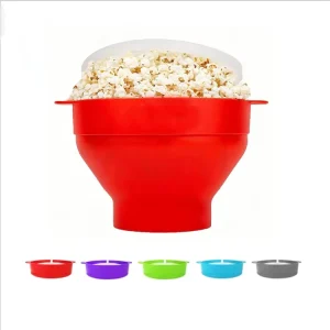 BPA Free Microwave Collapsible Popcorn Bowl Home Popcorn Maker Silicone Popcorn Maker