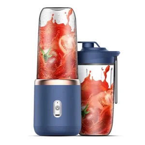 BPA Free Personal Blender Small Fruit Juicer Machine Cordless Fresh Juice Blender with Magnetic Safety Switch