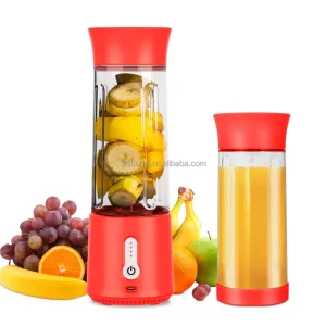 BPA Free Portable Electric Blender 500ml Smoothie Maker USB Rechargeable Stainless Steel 6 Blade Mini Personal Fruit Juicer Cup