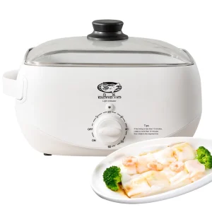BPA Free Rice Noodle Steamer for Healthy Household White Food Cooking