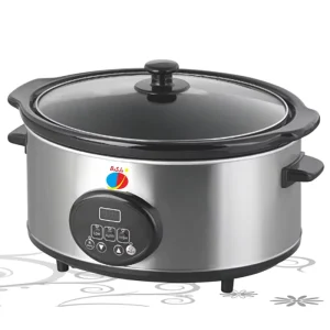 BSJ Large Crock Pot Sous Vide 4.5 QT 3.5L Digital Slow Cooker Electric Stew Pot Ceramic Olla Arrocera Household