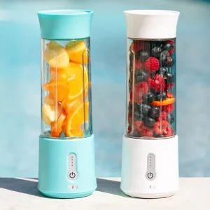 Baby Food Blender With Quiet Motor and Push Button Control 500ml Plastic Cup BPA Free for Home Kitchen Use