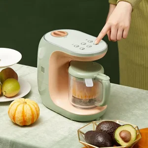 Baby Food Maker Multifunctional 7 in 1 Baby Food Processor Steam Cooker Puree Mixer Blender for Fruit Vegetable Meat