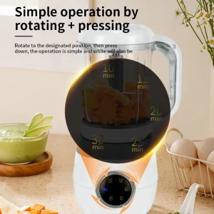 Baby Food Maker Processor Blender Grinder Steamer Cooks and Blends Healthy Homemade Baby Juice Smoothie Blender Steam Cooker