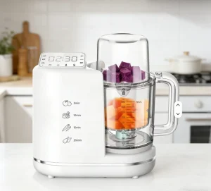Baby Food Processor Electric BPA Free 700W 900ml Blending Jar 900ml Work Bowl Steamer Grinder Mixer Cooker EU Plug