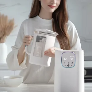Babys Glass Hot Water Instant Vacuum Flask Babi Milk Dispen Pump Dispenser Kettle Thermos Air Pot Electric Pot Air