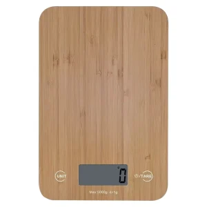 Bamboo Digital Kitchen Scale Baking Precision Weighing Tool High Quality