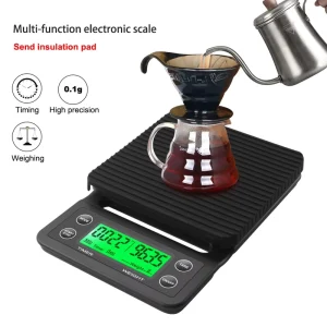 Barista 3000g Coffee Timer Units with Tare Function Scale Multi Function Food SMini Coffee Scale Digital Kitchen Scale