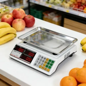 Bascula Comercial De Peso Cocina Para Pesar Comida Stainless Steel Plate Kitchen Scale 88 Ib 40 KG Balanza Digital