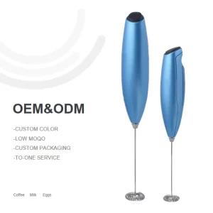 Battery Operated Electric Milk Mixer Mini Handheld Food Blender Coffee Whisk Milk Frother