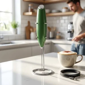 Battery Powered Whisk Mini Handheld Food Mixer Electric Milk Frother