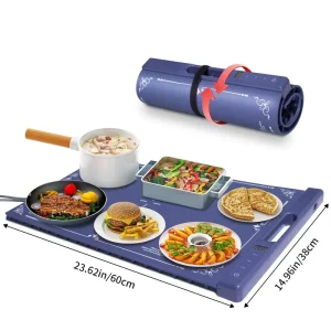 Best Portable Electric Hot Plate with Coil Heating Silicone Surface Temperature Control & Automatic Shut Off