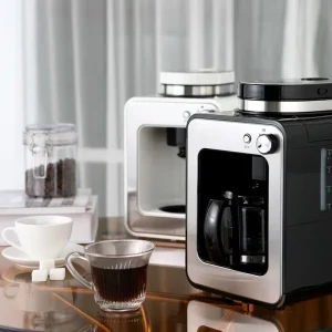 Best Selling 2 in 1 Automatic Home Commercial Small Coffee Machine American Coffee Machine Mini Grinder Marks
