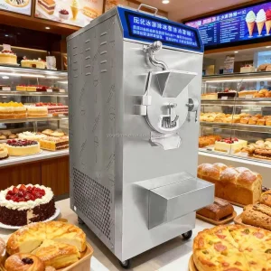 Big Capacity 2 in 1 Combined Gelato Machine with Pasteurization Combination Batch Freezer for Aging Milk Ice Cream Deposit