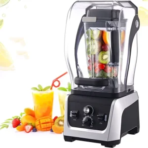 Big Capacity 5.2 L High Speed Food and Fruit Processor Blender Portable Blender for Shakes and Smoothies