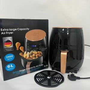 Big Capacity 6L Electric Cooker Oil Free Hot Air Deep Fryer Digital Machine Oven