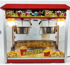 Big Capacity Double 8oz Pot Popcorn Machine Professional Electric Popcorn Maker Machine